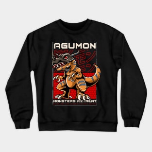 Agumon Fan Art Crewneck Sweatshirt